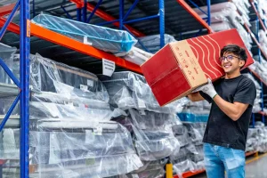 Furniture warehouse and showroom used for supplier type evaluation