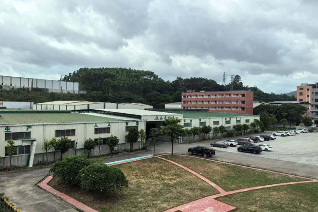 Furniture supplier factory exterior used for supplier type and production capability review